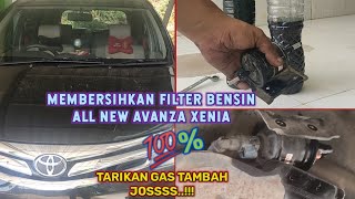 Cara Membersihkan Filter Bensin All New Avanza Xenia  Bongkar amp Servis Filter Bensin Avanza 2015 [upl. by Eirovi314]