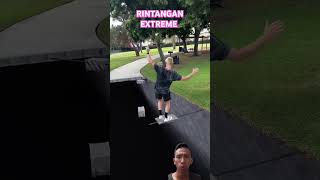 Rintangan extreme skateboarding skate skateboard skatepark parkour automobile goodland funny [upl. by Adnert]