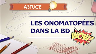 Dessiner des onomatopées dans la BD  Astuce Dessin [upl. by Papert]