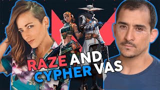 Cypher and Raze Voice Actors from Valorant [upl. by Sherwynd]