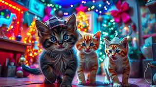 Kittens in Christmas Hats A Holiday Cuteness Overload kitten cat t christmas 2025 [upl. by Lynne]