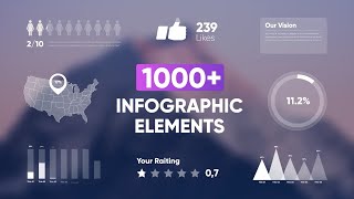 Simple Infographic Animation  After Effects Template [upl. by Nivrag]