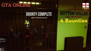 GTA Online  Bottom Dollar Bail Enforcement 4 Bounties [upl. by Charissa]