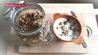 Domowa granola na śniadanie i do chrupania  SkutecznieTv HD [upl. by Guria]