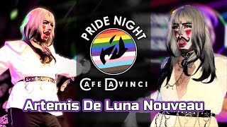 Artemis De Luna Nouveau  Pride Night at DaVinci Drag Show  4302024 [upl. by Bannerman337]