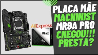 PLACA MÃE MACHINIST MR9A PRO DO ALIEXPRESS  REVIEW E TESTE [upl. by Eahsat450]