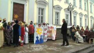 Bundespräsident Horst Köhler empfängt Sternsinger in Schloss Bellevue [upl. by Aenat]