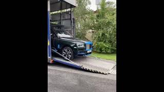 Unloading The Rolls Royce Phantom By Truck [upl. by Beverley]