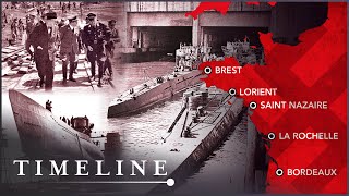 Hitlers UBoat Lair The Secret Nazi Underwater Superstructures  Timeline [upl. by Nitsugua]