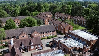 Beaumont Hall Oadby Student Village from the air [upl. by Imyaj912]