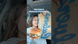 VIRAL Culver’s Mushroom and Swiss Burger 🧀🍔culvers culversrestaurant culversburger fastfood [upl. by Womack]