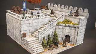 Gondorian Building Tutorial for the Middle Earth Strategy Battle Game [upl. by Doykos638]