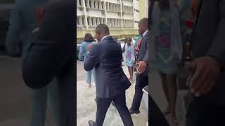 La sortie d’Aurelien Mintsa Mi Nguema après l’installation du nouveau DGBFIP Libreville Gabon [upl. by Thorr]