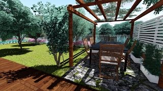 Come progettare un giardino  Progetto il tuo giardino online  render giardino 3D [upl. by Padriac346]