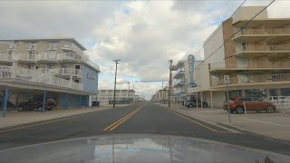 Winter Drive in Wildwood NJ [upl. by Melborn]