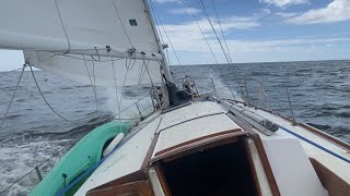 Solo Sailing around Cape Fear and Across the Pamlico Sound Ep36 [upl. by Fleeta853]