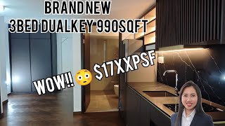 Brand New Freehold Project near Boon Keng 3bed Dualkey only 17xxpsf Unbelievable [upl. by Adahs]