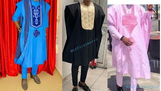 Latest agbada designs for men 2022 aso ebi men men natives [upl. by Alegna]