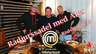 Rådjurssadel med rödvinssås på riktigt Alex ifrån Sveriges Mästerkock  Go Mat [upl. by Olivette]