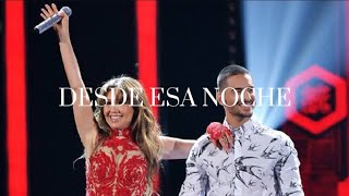 Thalia amp Maluma  Desde Esa Noche LETRA [upl. by Anahs]