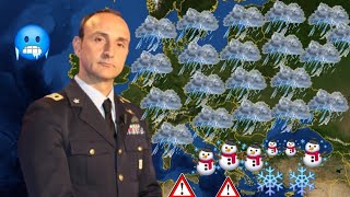 METEO  Nevicate precoci al Nord Rischio Neve in Val Padana [upl. by Hairam]