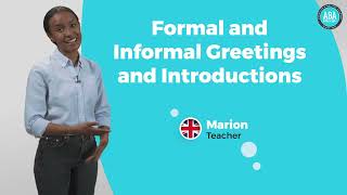 Formal and Informal Greetings 👋 and Introductions 🤝 [upl. by Lenz]