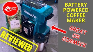 REVIEWED MAKITA COFFEE MAKER  Great or Gimmick  Should you buy one [upl. by Adnohsirk]