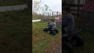 muhammedemin sky jet 110 cc atv ile abisini gezdiriyor [upl. by Retnyw736]