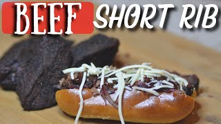 Beef Short Ribs Recipe  How To Smoke Boneless Beef Ribs [upl. by Jeggar]