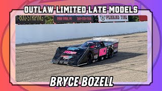 71924  GoPro  Bryce Bozell  Outlaw Limited Late Model Feature Winner  Kalamazoo Speedway [upl. by Aniela]