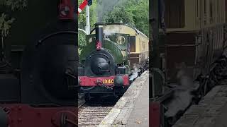 1340 steaming through Didcot Railway Centre [upl. by Ekihc143]