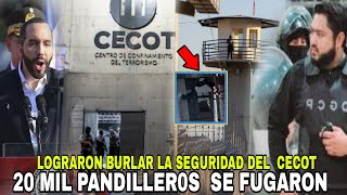 DIOS MIO PERIODISTAS AYUDARON A PANDILLER0S A FUGARSE DEL CECOT 20 MIL HUYER0N [upl. by Yerot]