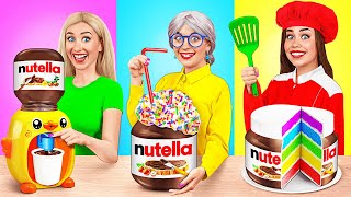 Me vs Grandma Cooking Challenge  Crazy Ideas To Cook by Multi DO Challenge [upl. by Corwin473]