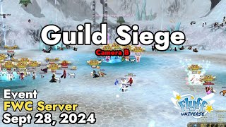 Guild Siege Flyff World Championship September 28 2024 Camera B  Flyff Universe [upl. by Elatia]