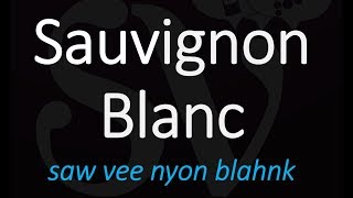 Sauvignon Blanc  How to Say it French Wine Pronunciation [upl. by Nadean982]