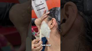 Face waxing youtubeshorts waxingathome facialhair like subscribe facialhairremoval [upl. by Yrag]