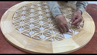 Amazing Creative And Ingenious Woodworking Skills  A Unique Table That Will Amaze You [upl. by Aneekat]