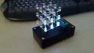 3x3x3 LED cube [upl. by Hadwyn]