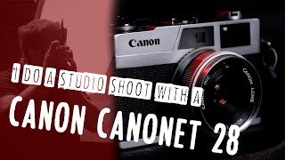 Canon Canonet 28 Studio Flash Portraits [upl. by Fiertz]