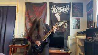 GUTTURAL SECRETE  RAZORIZED BALLGAG GUITAR COVER  Julian Gonzalez [upl. by Blight]