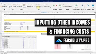 13 Inputting Other Income amp Financing Costs  Standard Feasibility module [upl. by Nawd636]