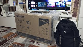 РАСПАКОВКА ТЕЛЕВИЗОРА HARTENS HTY32H06BVZ 32SMART TV [upl. by Ahselat]