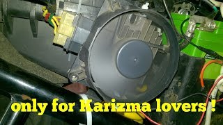 Hero Honda Karizma rectifier cooling system Giveaway 5 [upl. by Nallak]