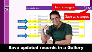 Saving Records In Power Apps Gallery A Stepbystep Guide To Updating Your Data [upl. by Otilrac]