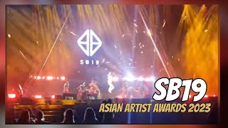 AAA2023inPH SB19  ASIAN ARTIST AWARDS 2023  SB19 Performance and Clips  KPOP Idols grooves [upl. by Blackmore]