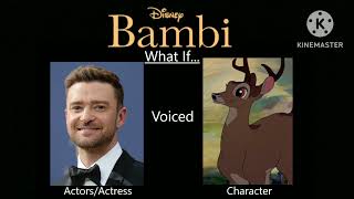 Disneys LiveAction Movie Remake Fancast of Bambi Justin Timberlake as Bambi Read Description [upl. by Oirasec]