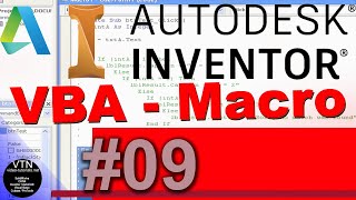 AutoDesk INVENTOR VBA 09  Putting Dates in Variable [upl. by Anyt]