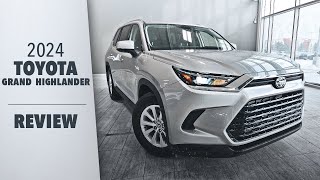 2024 Toyota Grand Highlander Hybrid review  Best Toyota Yet [upl. by Arrahs]