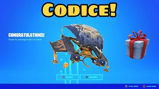 CODICE RISCATTABILE DELTAPLANO quotGRATISquot COME OTTENERLO SU FORTNITE [upl. by Shere517]