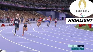 Paralympic Athletics 4x100m Universal Relay Highlights 2024  China Won Gold [upl. by Ixel]